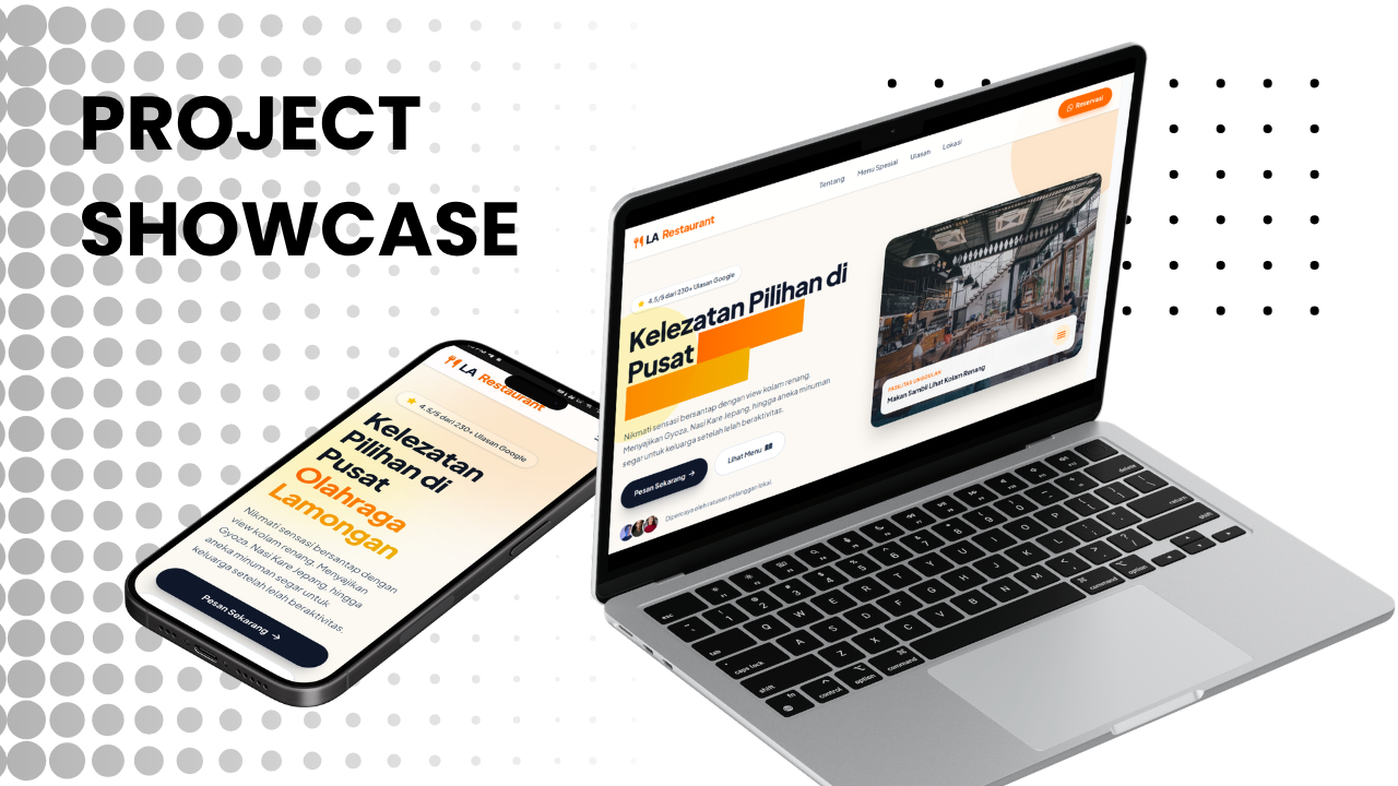 Landing page LA Restaurant