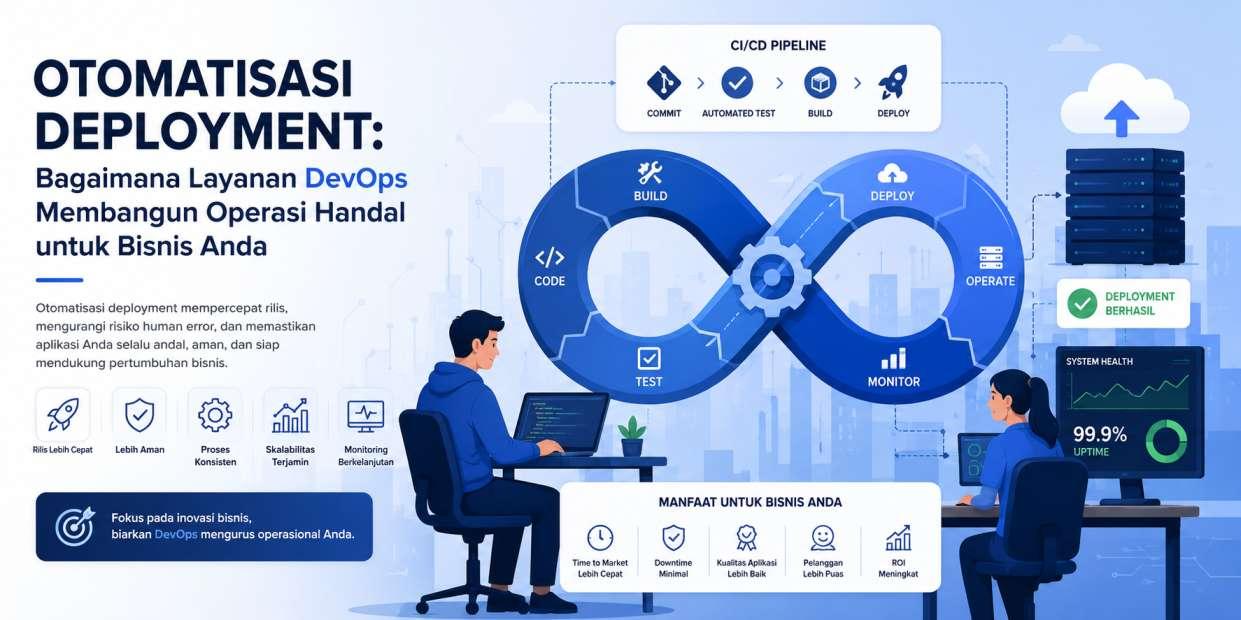 Otomatisasi Deployment: Bagaimana Layanan DevOps Membangun Operasi Handal untuk Bisnis Anda